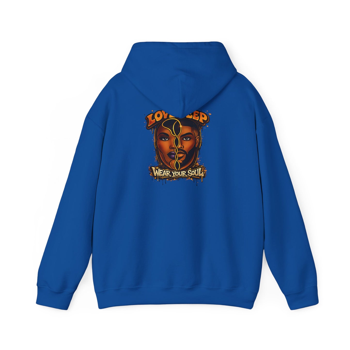 Love Deep Dual-Face Couple Graphic Hoodie