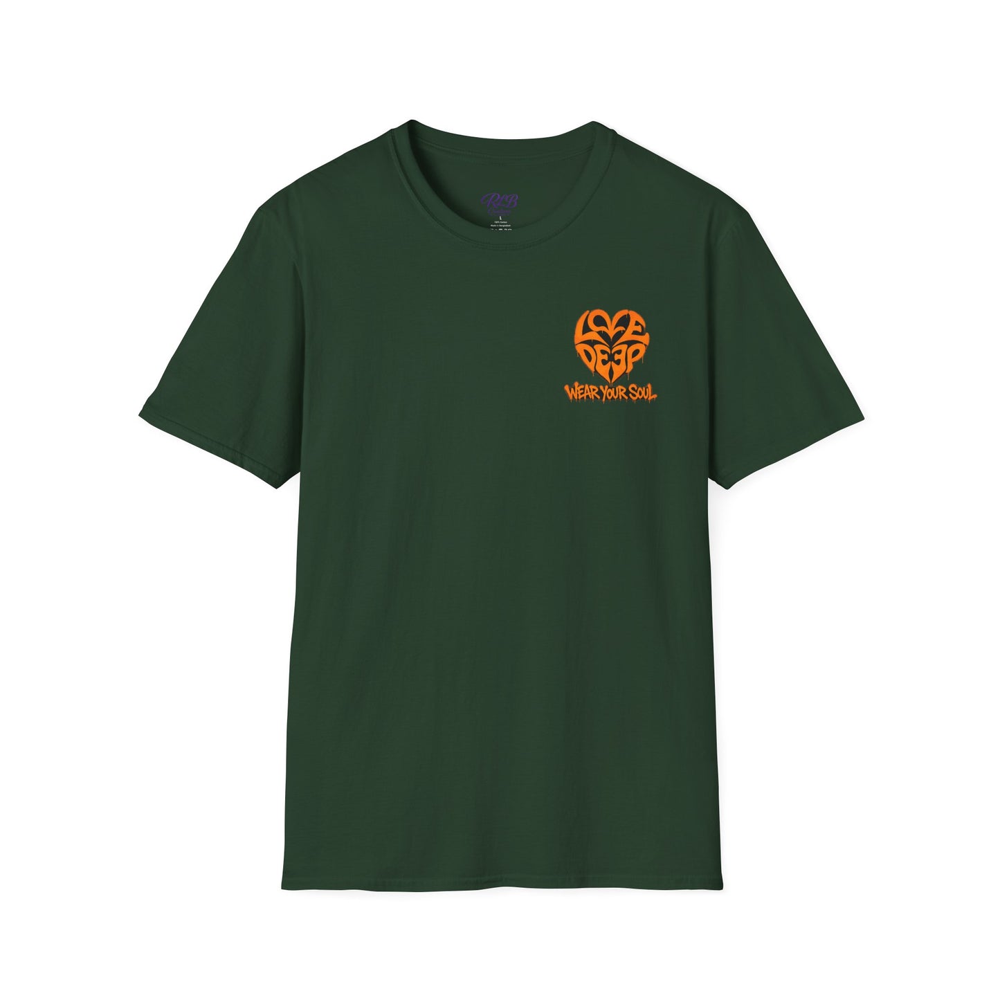Love Deep Symbol T-Shirt — Romantic Heart Emblem Tee