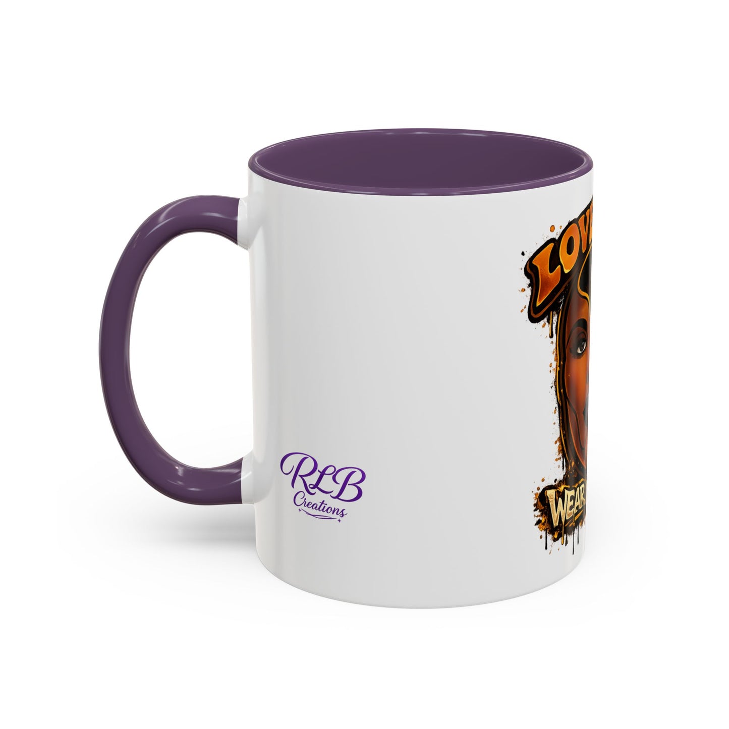 Love Deep Dual-Face Couple Coffee Mug — 11oz Accent