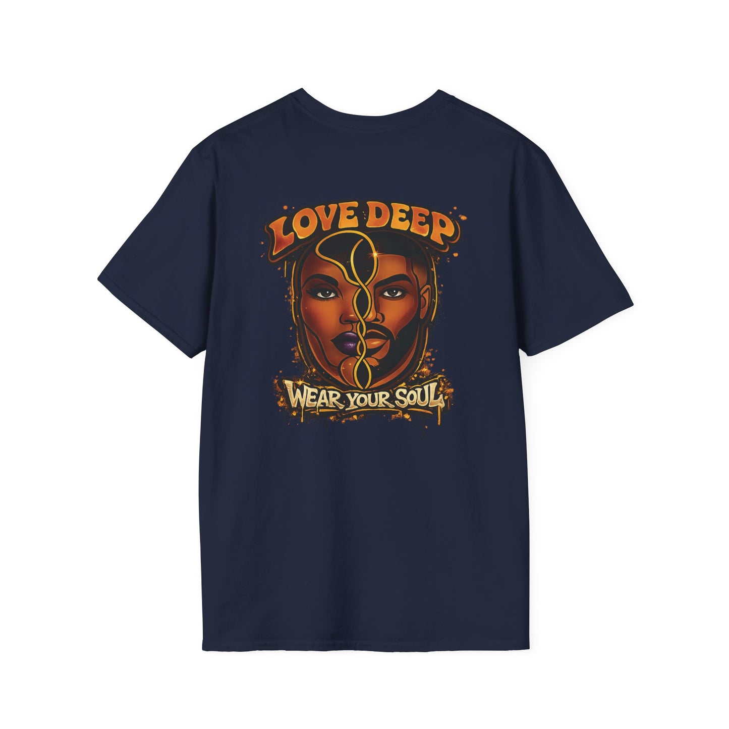 Love Deep Dual-Face Couple Retro T-Shirt