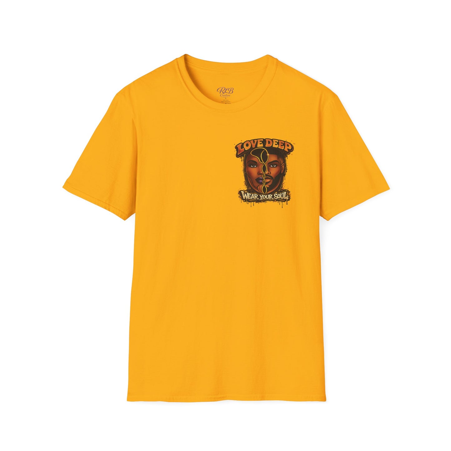 Love Deep Dual-Face Couple Retro T-Shirt