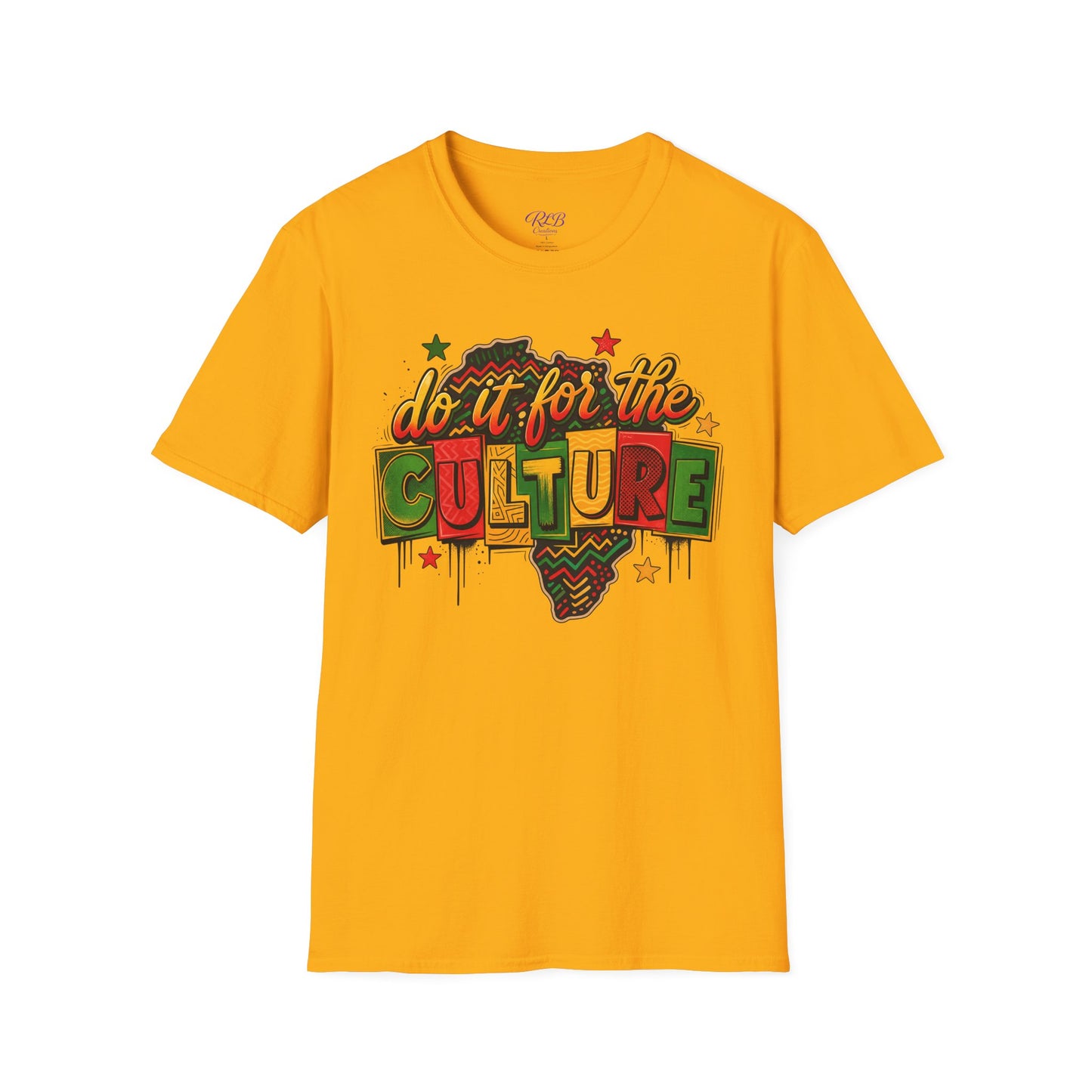 Do It For The Culture Afrocentric Retro Graphic T-Shirt